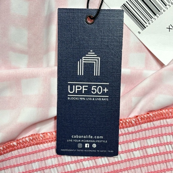 CABANA LIFE Nantucket Off Shoulder Ruffle Maxi Dress UPF 50 - Picture 15 of 16